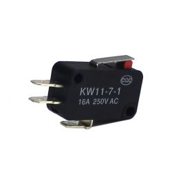 CHAVE MICRO SWITCH KW11-7-2 HASTE 14MM  NA/NF 16A/250V