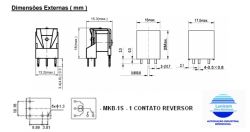 RELE INDUSTRIAL MKB-1S 12VDC 1 REV. NA 15A SELADO ( DUCATO, SPRINT)